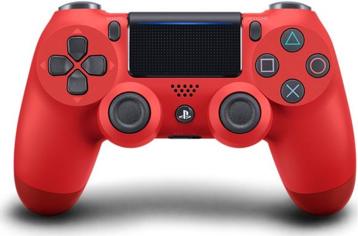Currys Business | Playstation PLAYSTATION DualShock 4 V2 Wireless Controller - Magma Red Playstation PLAYSTATION DualShock 4 V2 Wireless Controller - Magma Red