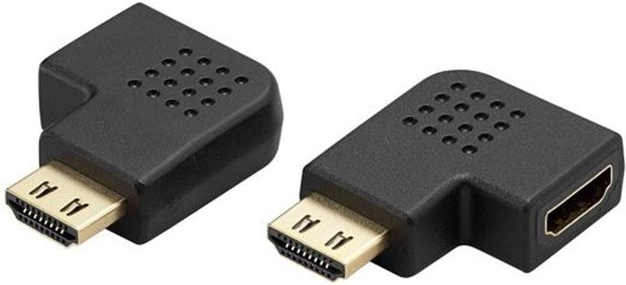 Currys Business | SANDSTROM SANDSTROM SHDMAD119 HDMI to HDMI L-Shaped Adapter Set SANDSTROM SANDSTROM SHDMAD119 HDMI to HDMI L-Shaped Adapter Set