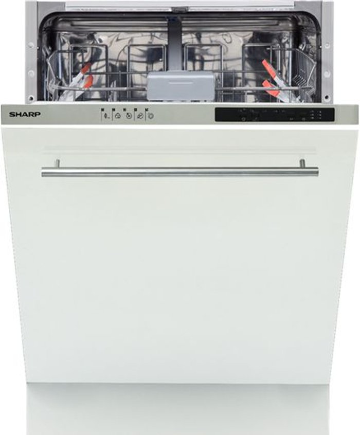 Currys Business | Sharp SHARP QW-NI14I47EX-EN Full-size Integrated Dishwasher Sharp SHARP QW-NI14I47EX-EN Full-size Integrated Dishwasher