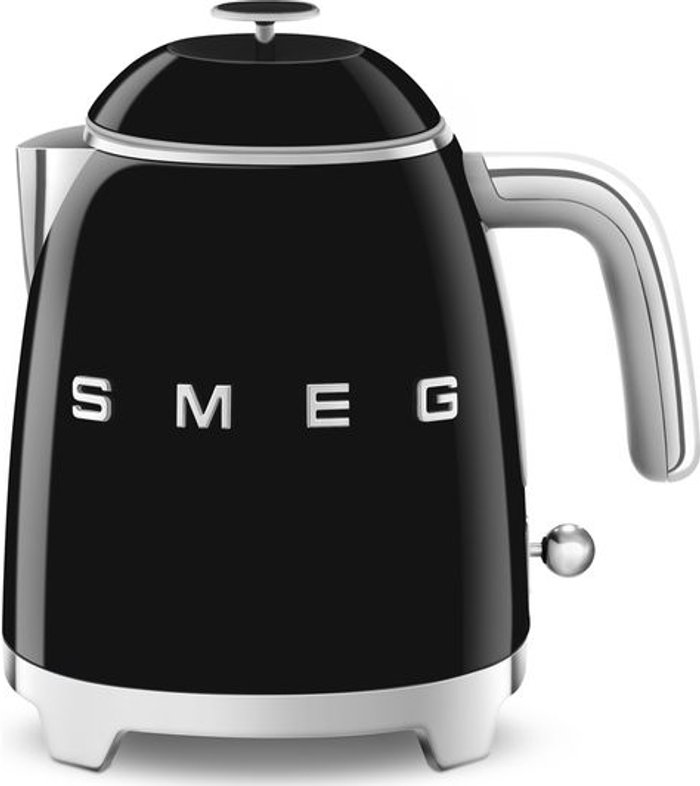 Currys Business | Smeg SMEG 50's Retro Style Mini KLF05BLUK Jug Kettle - Black Smeg SMEG 50's Retro Style Mini KLF05BLUK Jug Kettle - Black