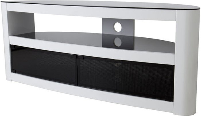 Currys Business | AVF AVF Burghley 1250 mm TV Stand - White, White AVF AVF Burghley 1250 mm TV Stand - White, White