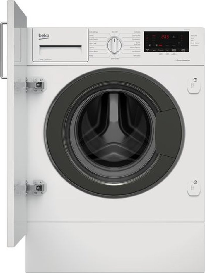 Currys Business | Beko BEKO WTIK86151F Integrated 8 kg 1600 Spin Washing Machine Beko BEKO WTIK86151F Integrated 8 kg 1600 Spin Washing Machine