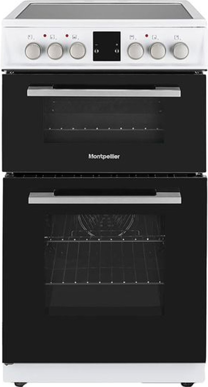 Currys Business | MONTPELLIER MONTPELLIER MDOC50FK 50 cm Electric Ceramic Cooker - Black MONTPELLIER MONTPELLIER MDOC50FK 50 cm Electric Ceramic Cooker - Black