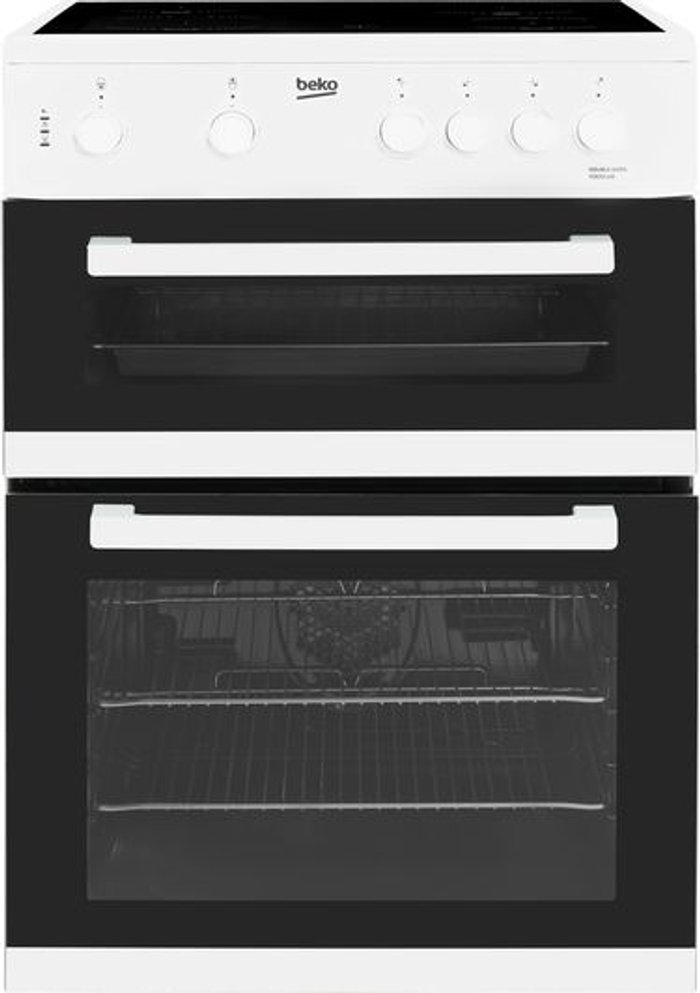 Currys Business | Beko Beko KDC611W 60Cm Electric Cooker With Ceramic Hob - White Beko Beko KDC611W 60Cm Electric Cooker With Ceramic Hob - White