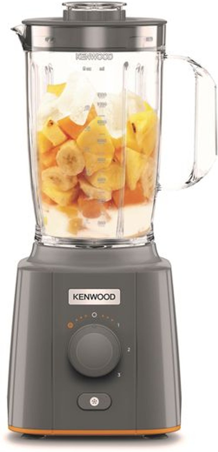Currys Business | Kenwood KENWOOD Blend-X Fresh Blender - Grey & Orange, Silver/Grey,Orange Kenwood KENWOOD Blend-X Fresh Blender - Grey & Orange, Silver/Grey,Orange