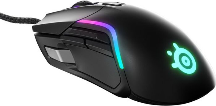 Currys Business | SteelSeries STEELSERIES Rival 5 RGB Optical Gaming Mouse, Black SteelSeries STEELSERIES Rival 5 RGB Optical Gaming Mouse, Black