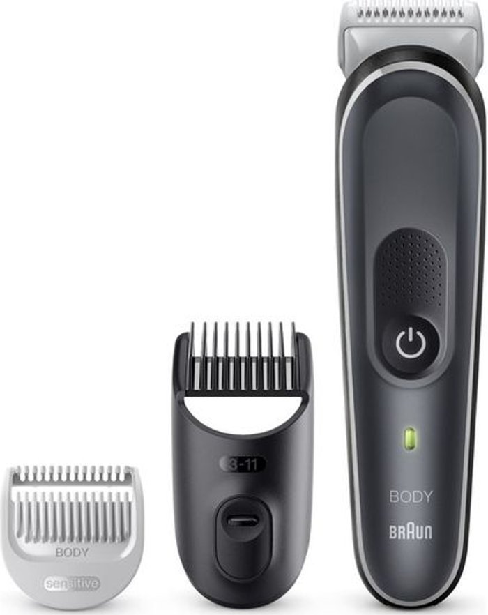 Currys Business | Braun Braun BRABG5350 Body Groomer - Grey And White Braun Braun BRABG5350 Body Groomer - Grey And White