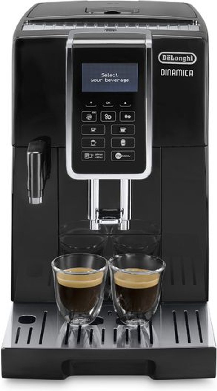 Currys Business | Delonghi DELONGHI Dinamica ECAM 350.55.B Bean to Cup Coffee Machine - Black Delonghi DELONGHI Dinamica ECAM 350.55.B Bean to Cup Coffee Machine - Black