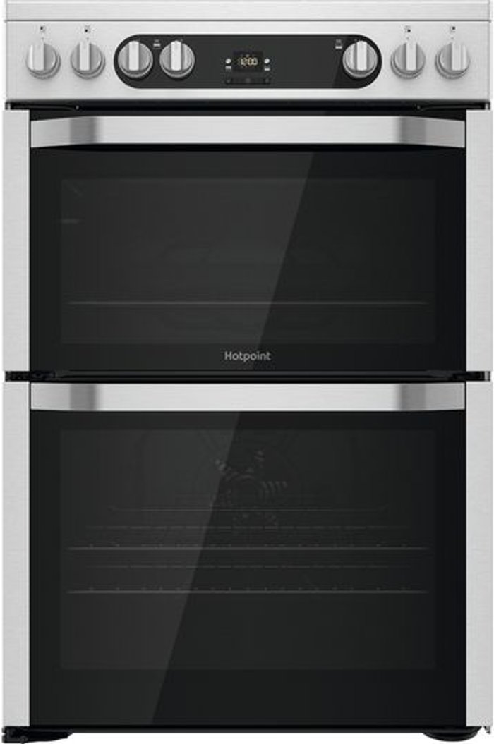 Currys Business | Hotpoint HOTPOINT HDM67V9HCX 60 cm Electric Ceramic Cooker - Inox Hotpoint HOTPOINT HDM67V9HCX 60 cm Electric Ceramic Cooker - Inox