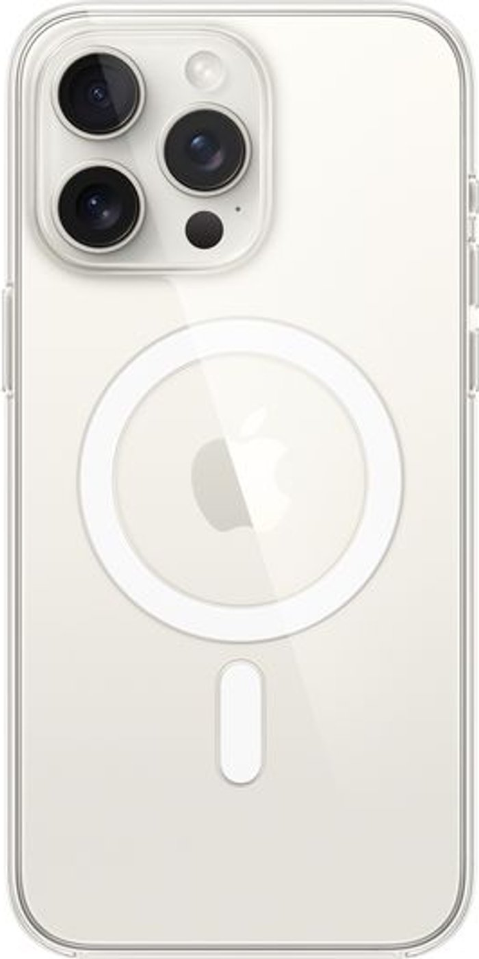 Currys Business | Apple APPLE iPhone 15 Pro Max Clear Case with MagSafe - Clear, Clear Apple APPLE iPhone 15 Pro Max Clear Case with MagSafe - Clear, Clear