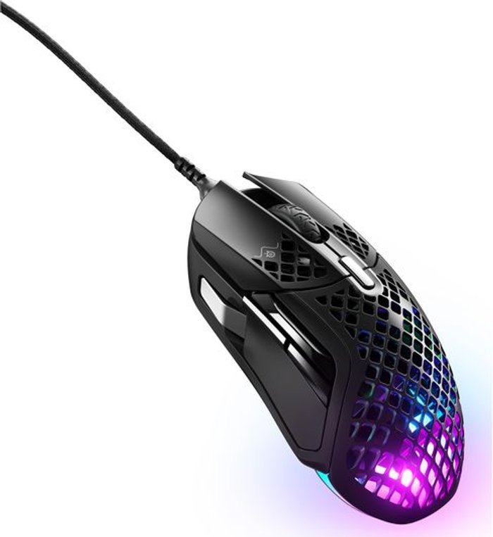 Currys Business | SteelSeries STEELSERIES Aerox 5 RGB Optical Gaming Mouse, Black SteelSeries STEELSERIES Aerox 5 RGB Optical Gaming Mouse, Black