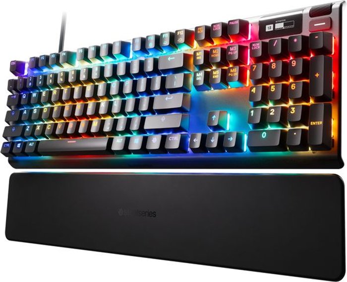 Currys Business | SteelSeries STEELSERIES Apex Pro Mechanical Gaming Keyboard, Black SteelSeries STEELSERIES Apex Pro Mechanical Gaming Keyboard, Black
