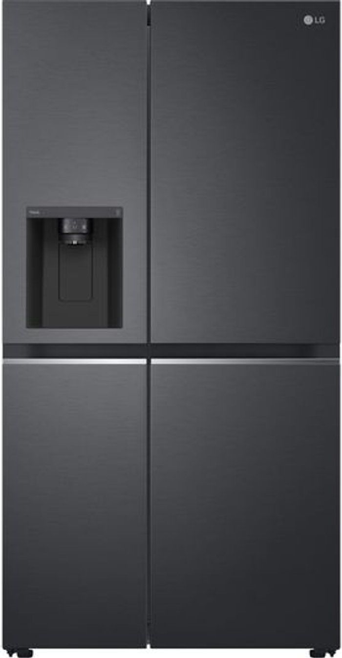Currys Business | LG LG NatureFRESH GSLV71MCTD American-Style Smart Fridge Freezer - Matte Black LG LG NatureFRESH GSLV71MCTD American-Style Smart Fridge Freezer - Matte Black