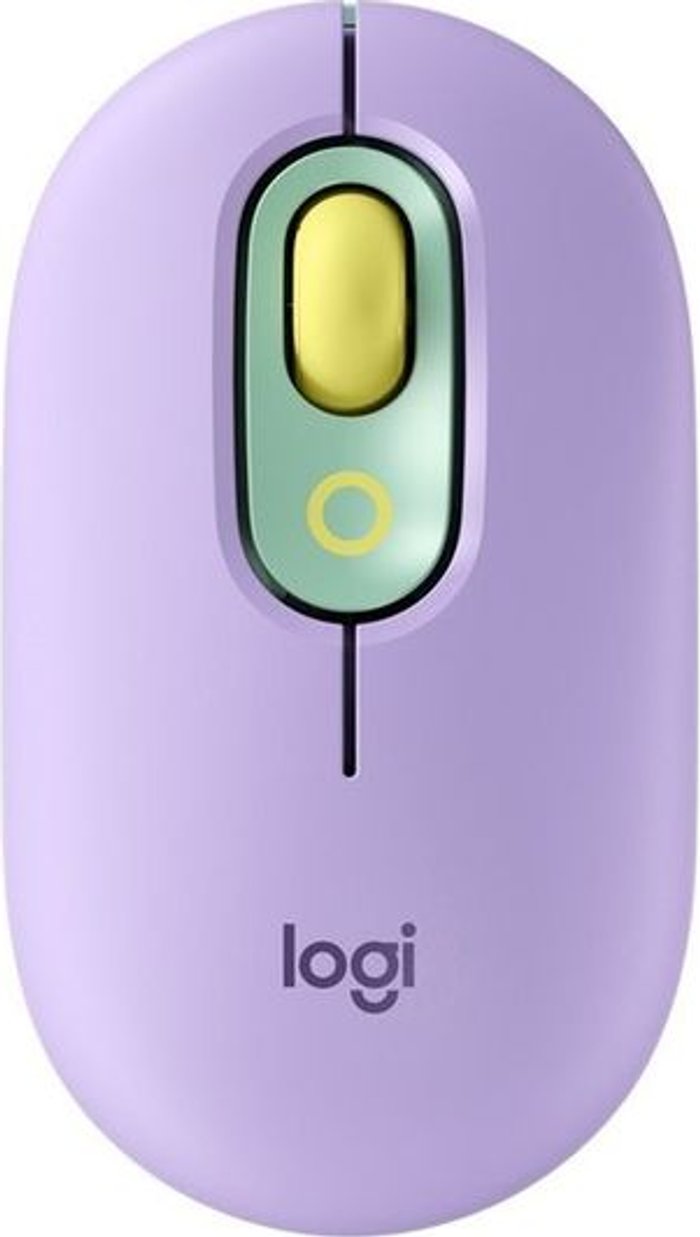 Currys Business | Logitech LOGITECH Pop Wireless Optical Mouse - Daydream Mint, Green,Purple Logitech LOGITECH Pop Wireless Optical Mouse - Daydream Mint, Green,Purple