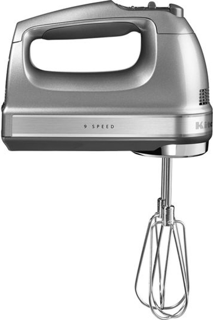 Currys Business | KitchenAid KITCHENAID 5KHM9212BCU Hand Mixer - Contour Silver KitchenAid KITCHENAID 5KHM9212BCU Hand Mixer - Contour Silver