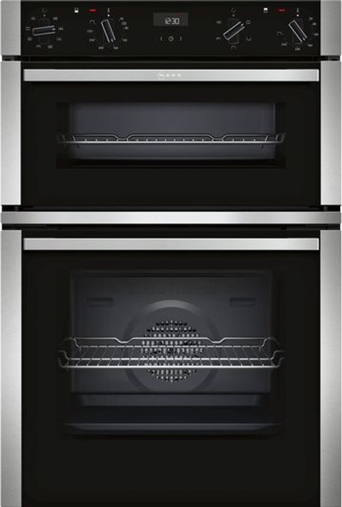 Currys Business | NEFF NEFF N50 U1ACE2HN0B Electric Double Oven - Stainless Steel, Stainless Steel NEFF NEFF N50 U1ACE2HN0B Electric Double Oven - Stainless Steel, Stainless Steel
