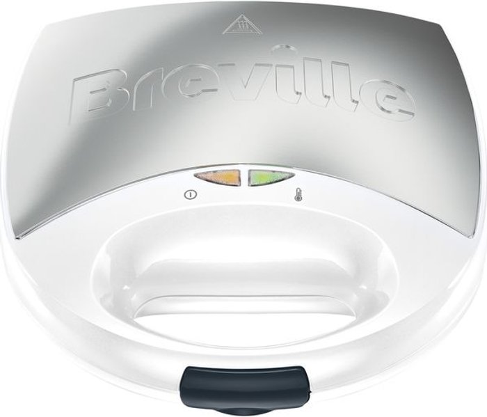 Currys Business | Breville BREVILLE VST083 Sandwich Toaster - White Breville BREVILLE VST083 Sandwich Toaster - White