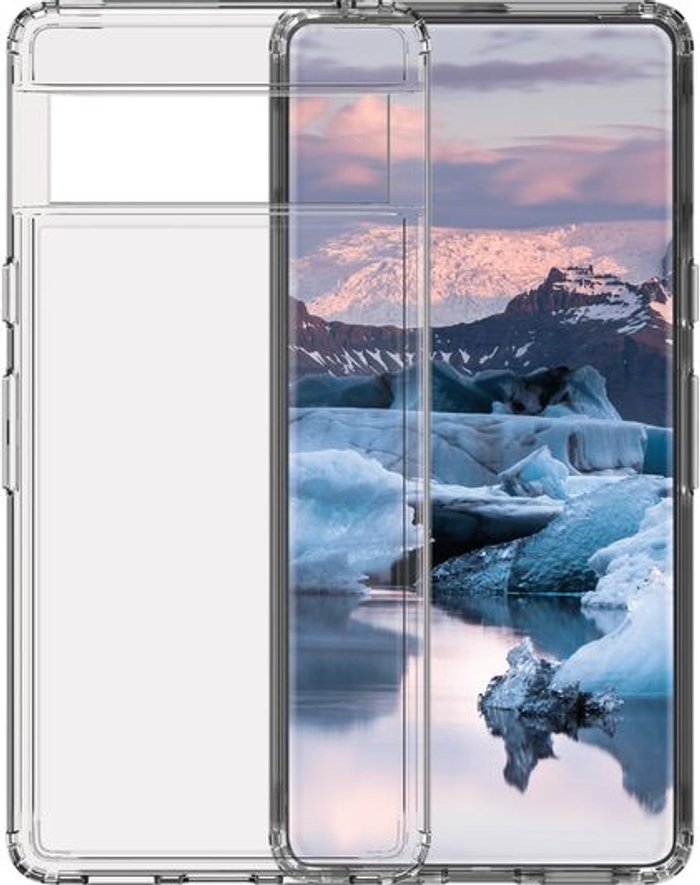 Currys Business | D BRAMANTE D BRAMANTE Iceland Pro Pixel 7 Pro Case - Clear, Clear D BRAMANTE D BRAMANTE Iceland Pro Pixel 7 Pro Case - Clear, Clear