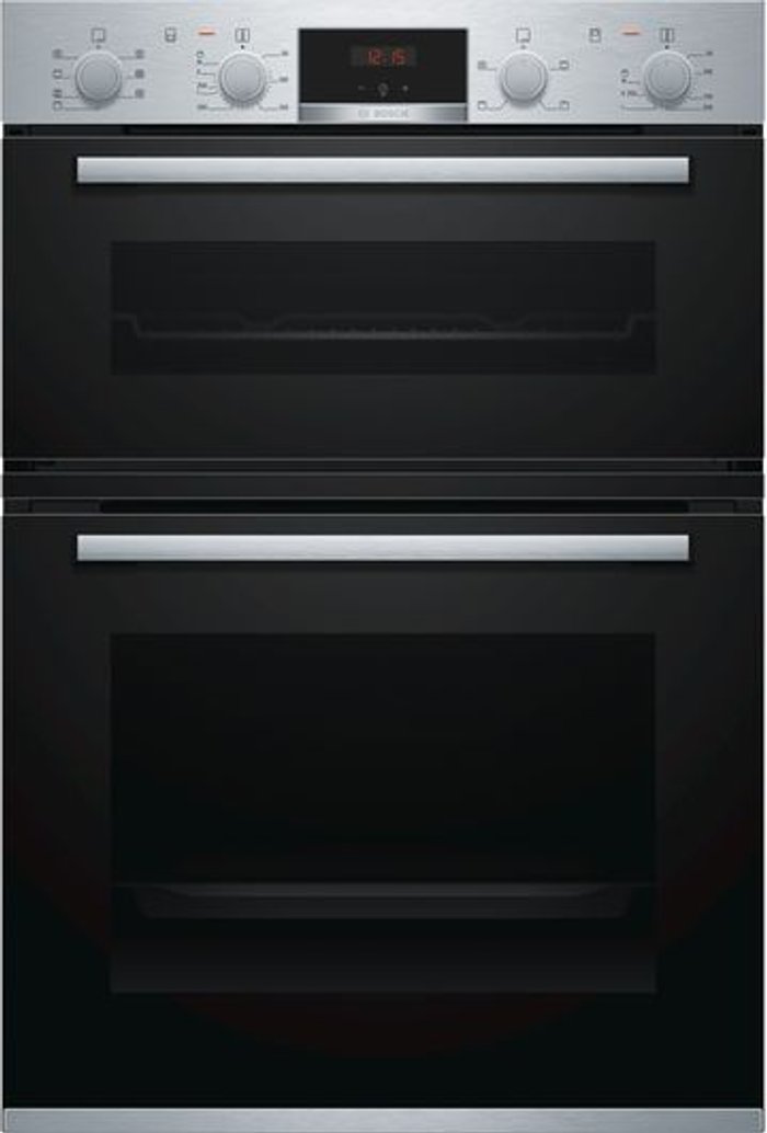 Currys Business | Bosch BOSCH Serie 4 MBS533BS0B Electric Double Oven - Stainless Steel, Stainless Steel Bosch BOSCH Serie 4 MBS533BS0B Electric Double Oven - Stainless Steel, Stainless Steel