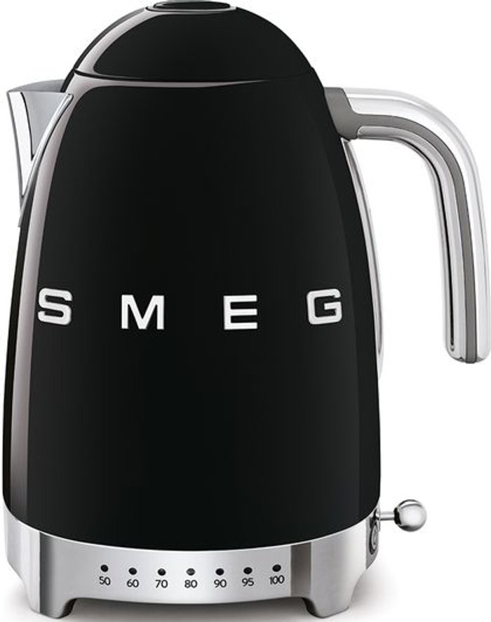 Currys Business | Smeg SMEG 50's Retro Style KLF04BLUK Jug Kettle - Black Smeg SMEG 50's Retro Style KLF04BLUK Jug Kettle - Black