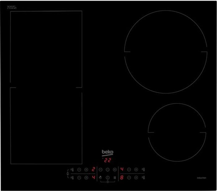 Currys Business | Beko BEKO HII64201MT Electric Induction Hob - Black, Black Beko BEKO HII64201MT Electric Induction Hob - Black, Black