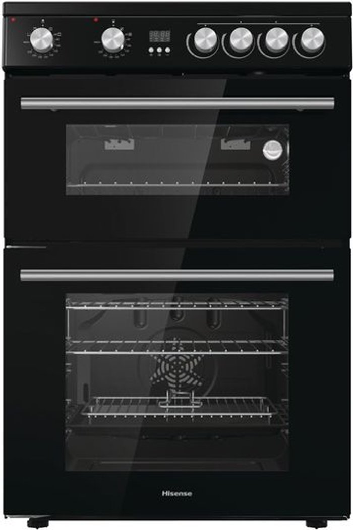 Currys Business | Hisense HISENSE HDE3211BBUK 60 cm Electric Ceramic Cooker - Black Hisense HISENSE HDE3211BBUK 60 cm Electric Ceramic Cooker - Black