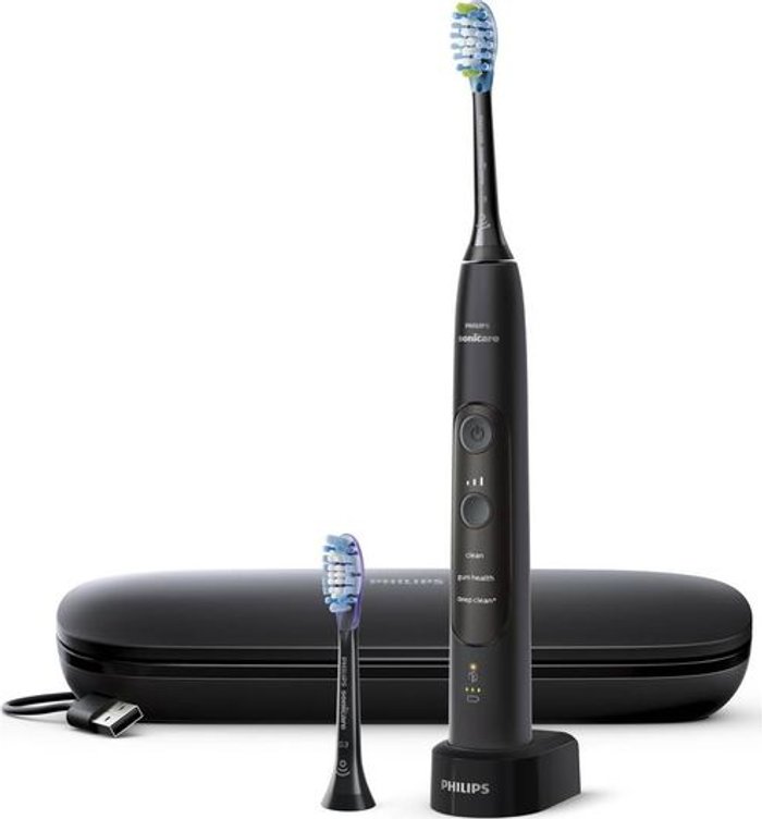 Currys Business | Philips PHILIPS Sonicare ExpertClean 7300 Electric Toothbrush - Black Philips PHILIPS Sonicare ExpertClean 7300 Electric Toothbrush - Black