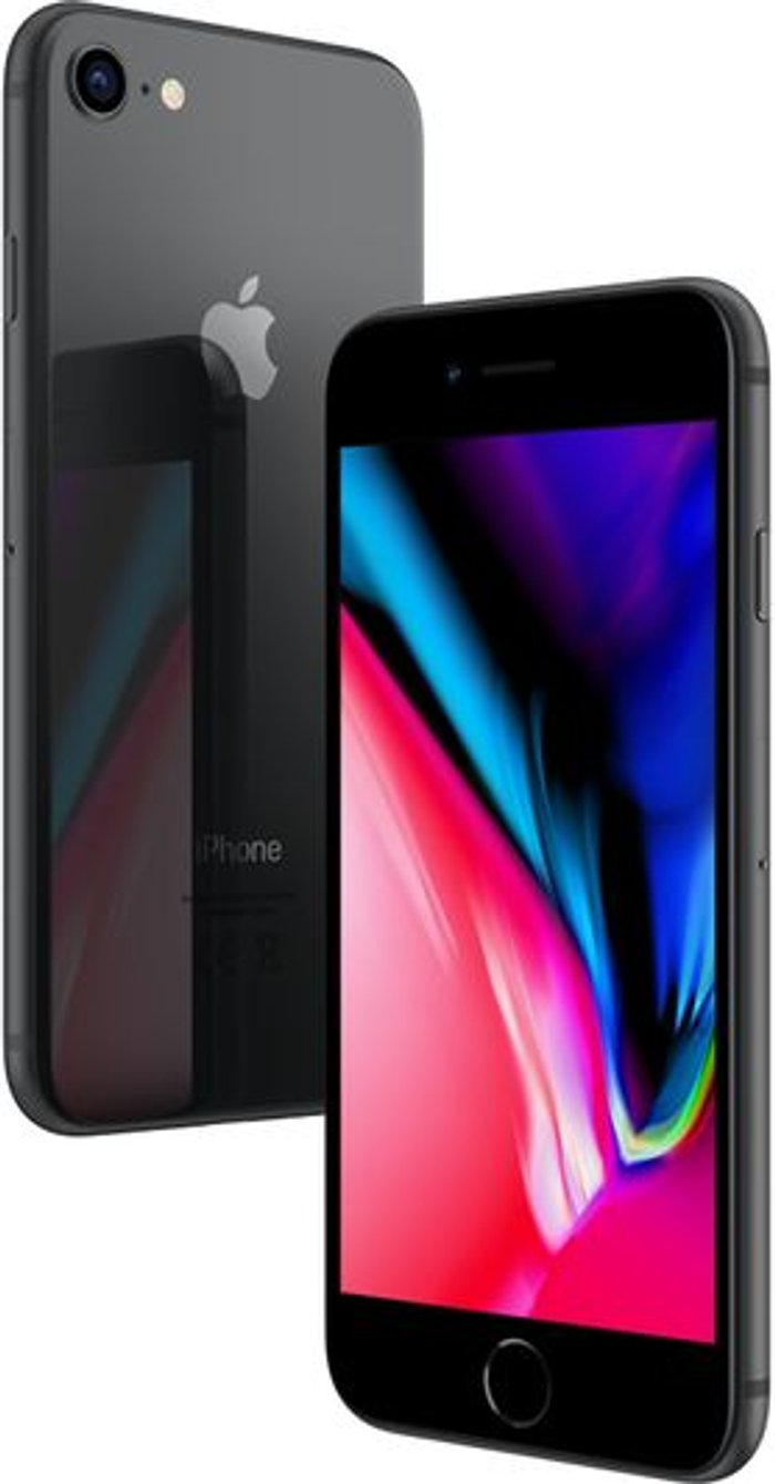 Currys Business | Apple APPLE Refurbished iPhone 8 - 64 GB, Space Grey Apple APPLE Refurbished iPhone 8 - 64 GB, Space Grey