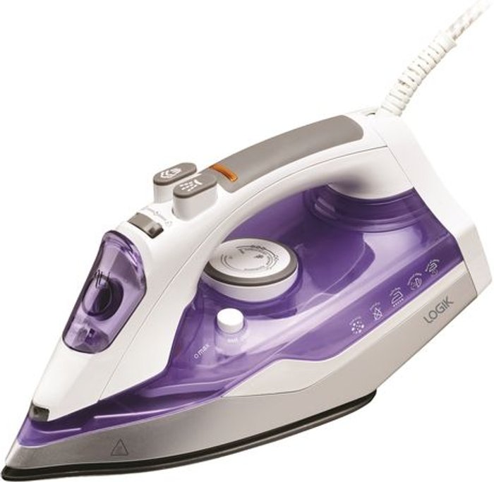 Currys Business | Logik LOGIK L220IR20 Steam Iron - Purple Logik LOGIK L220IR20 Steam Iron - Purple