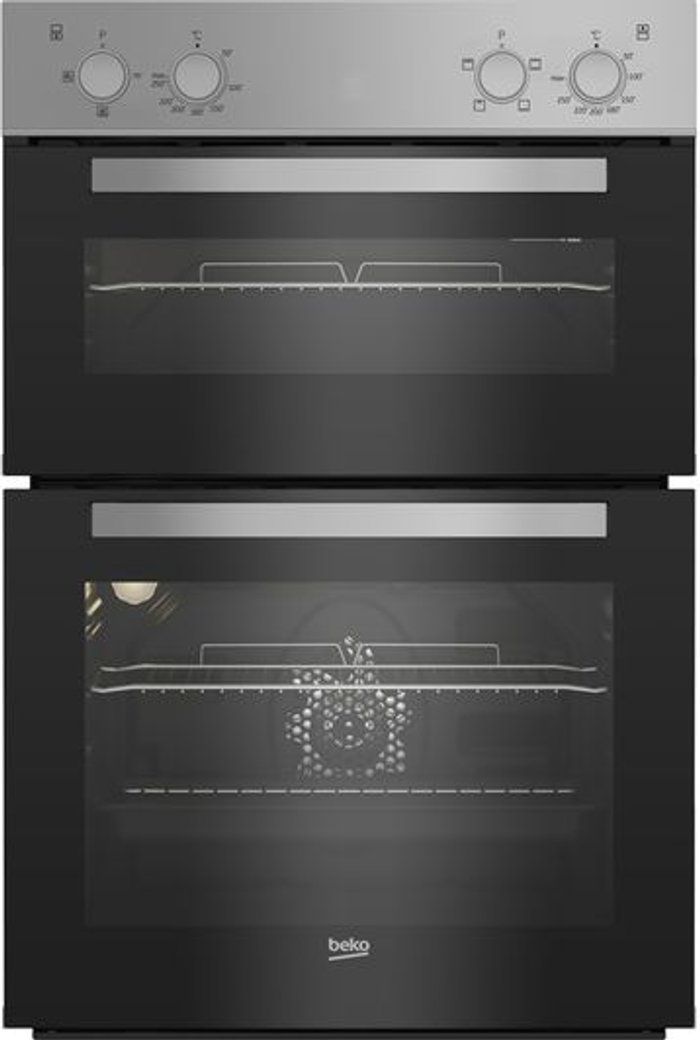 Currys Business | Beko BEKO BBXDF21000S Electric Double Oven - Silver Beko BEKO BBXDF21000S Electric Double Oven - Silver