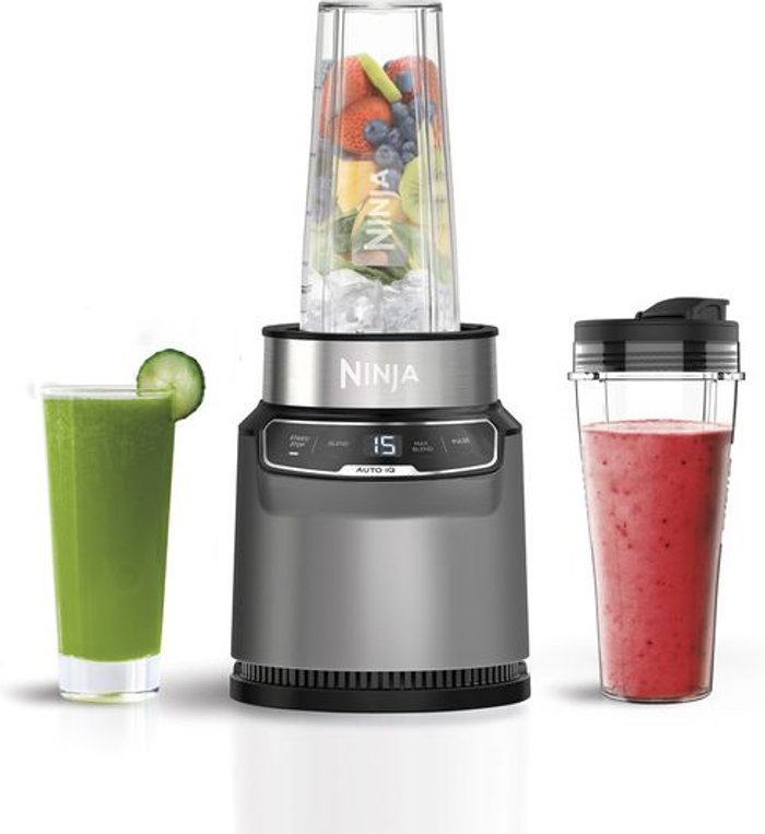 Currys Business | Ninja NINJA Auto-iQ BN500UK Blender - Black & Silver Ninja NINJA Auto-iQ BN500UK Blender - Black & Silver