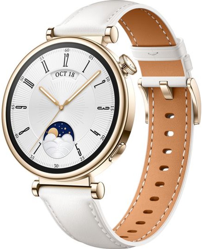 Currys Business | Huawei HUAWEI Watch GT 4 - White, 41 mm, White Huawei HUAWEI Watch GT 4 - White, 41 mm, White