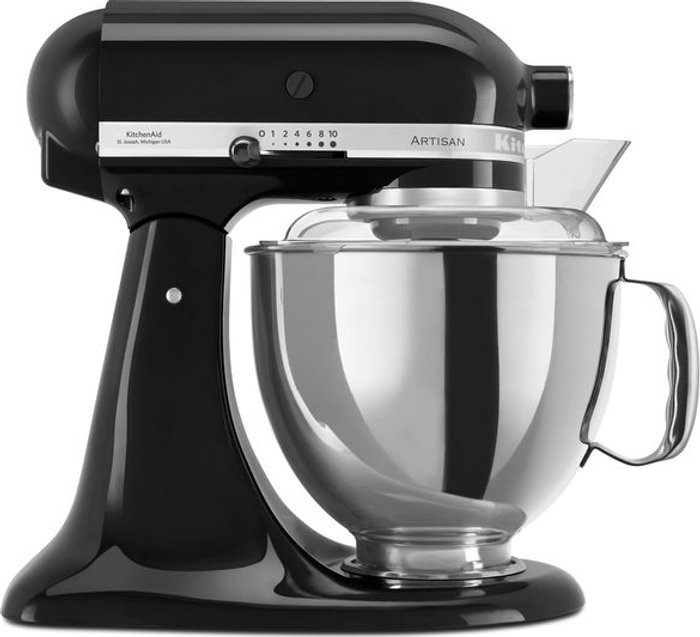 Currys Business | KitchenAid KITCHENAID Artisan 5KSM175PSBMY Stand Mixer - Onyx Black KitchenAid KITCHENAID Artisan 5KSM175PSBMY Stand Mixer - Onyx Black