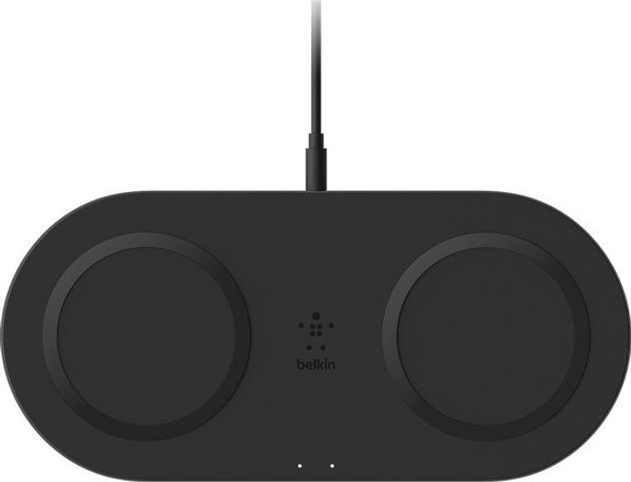 Currys Business | Belkin BELKIN Dual 10 W Wireless Charging Pad Belkin BELKIN Dual 10 W Wireless Charging Pad