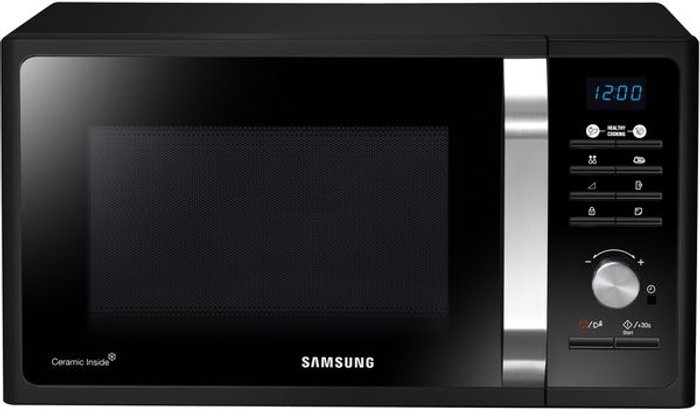 Currys Business | Samsung SAMSUNG MS23F301TFK/EU Solo Microwave - Black Samsung SAMSUNG MS23F301TFK/EU Solo Microwave - Black