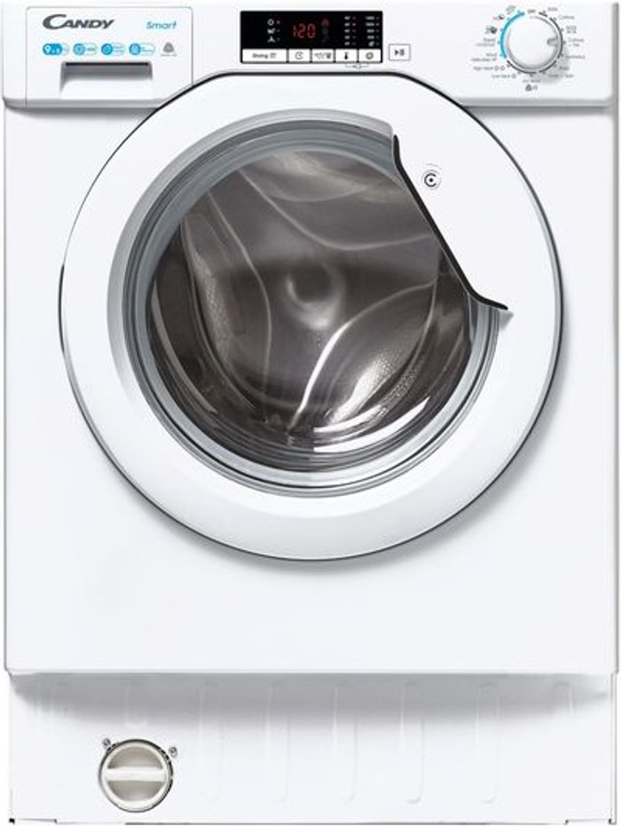 Currys Business | Candy CANDY CBD495D2WE/1-80 Integrated 9 kg Washer Dryer Candy CANDY CBD495D2WE/1-80 Integrated 9 kg Washer Dryer