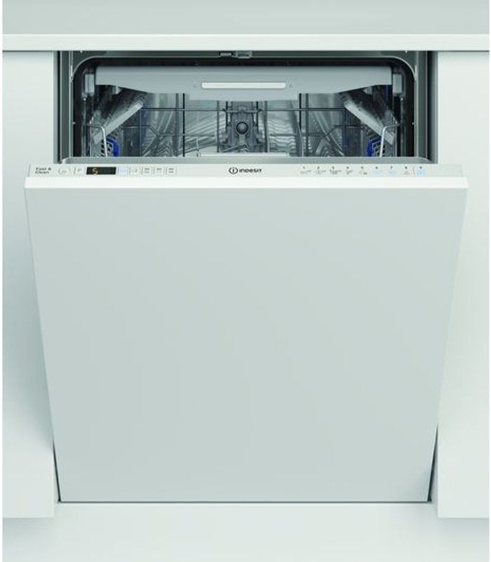 Currys Business | Indesit Indesit DIO3T131FEUK Fully Integrated Standard Dishwasher - White Control Panel with Fixed Door Fixing Kit - D Rated Indesit Indesit DIO3T131FEUK Fully Integrated Standard Dishwasher - White Control Panel with Fixed Door Fixing Kit - D Rated