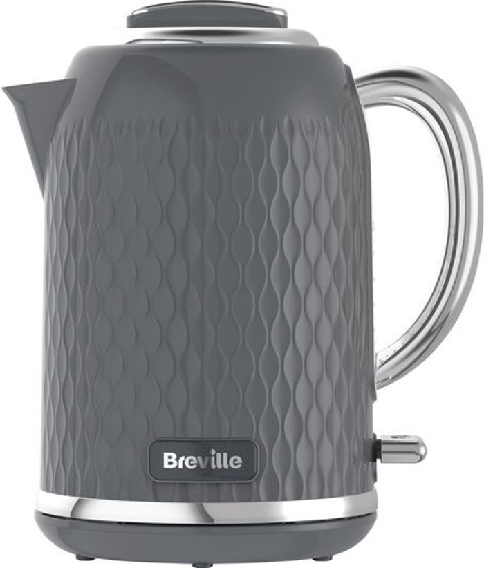 Currys Business | Breville BREVILLE Curve VKT227 Jug Kettle - Grey Breville BREVILLE Curve VKT227 Jug Kettle - Grey
