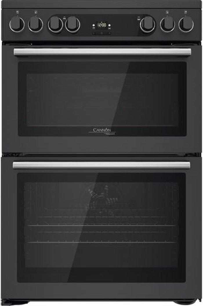 Currys Business | Hotpoint HOTPOINT Cannon CD67V9H2CA 60 cm Electric Ceramic Cooker - Anthracite Hotpoint HOTPOINT Cannon CD67V9H2CA 60 cm Electric Ceramic Cooker - Anthracite