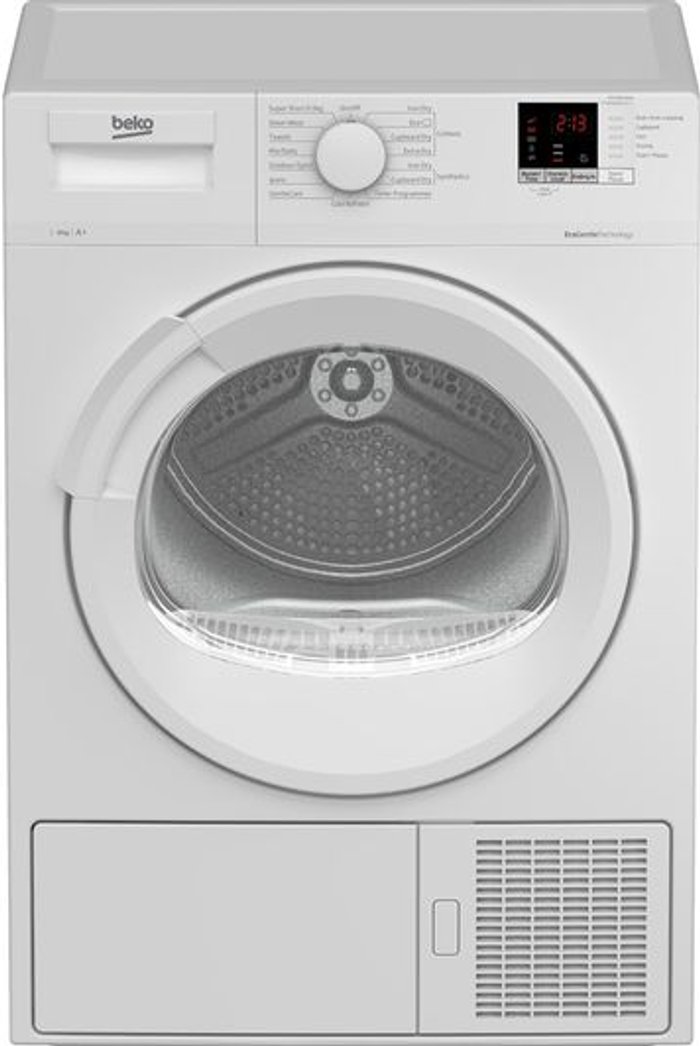 Currys Business | Beko BEKO DTLP81151W 8 kg Heat Pump Tumble Dryer - White Beko BEKO DTLP81151W 8 kg Heat Pump Tumble Dryer - White