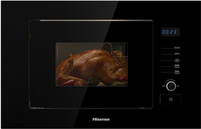 Currys Business | Hisense HISENSE HB20MOBX5UK Built-in Solo Microwave - Black Hisense HISENSE HB20MOBX5UK Built-in Solo Microwave - Black