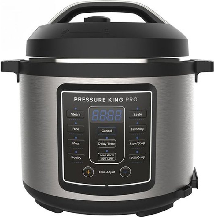 Currys Business | DREW & COLE DREW & COLE Pressure King Pro 01733 Multicooker - Chrome, Silver/Grey DREW & COLE DREW & COLE Pressure King Pro 01733 Multicooker - Chrome, Silver/Grey