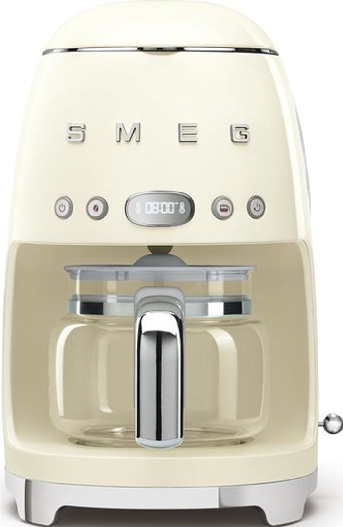 Currys Business | Smeg SMEG 50's Retro DCF02PBUK Filter Coffee Machine - Cream Smeg SMEG 50's Retro DCF02PBUK Filter Coffee Machine - Cream