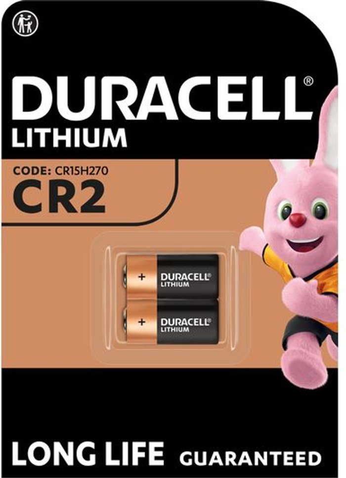 Currys Business | Duracell DURACELL Ultra Photo CR2 Batteries - Pack of 2 Duracell DURACELL Ultra Photo CR2 Batteries - Pack of 2
