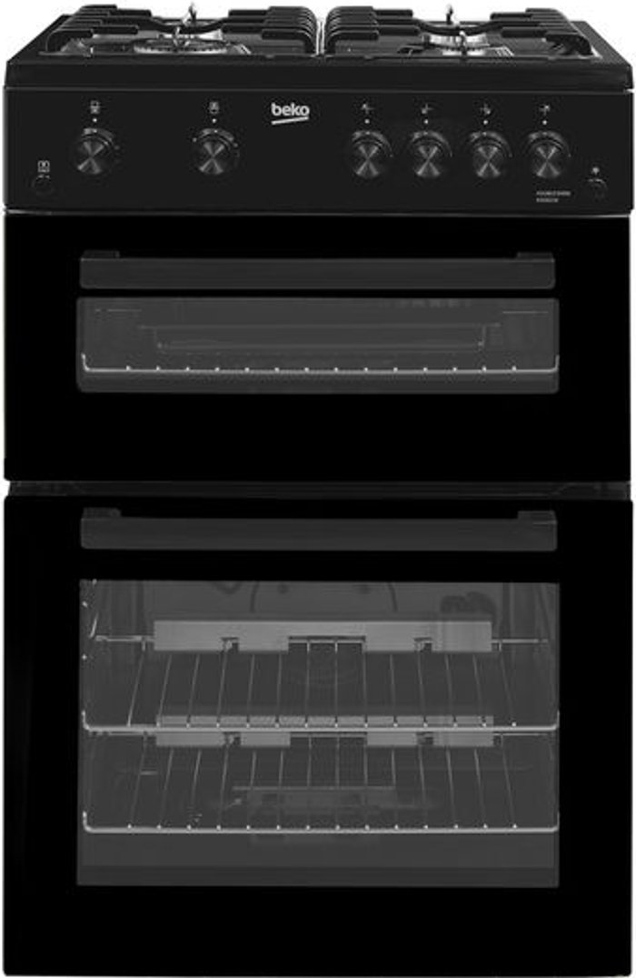 Currys Business | Beko BEKO KDG611K 60 cm Gas Cooker - Black Beko BEKO KDG611K 60 cm Gas Cooker - Black