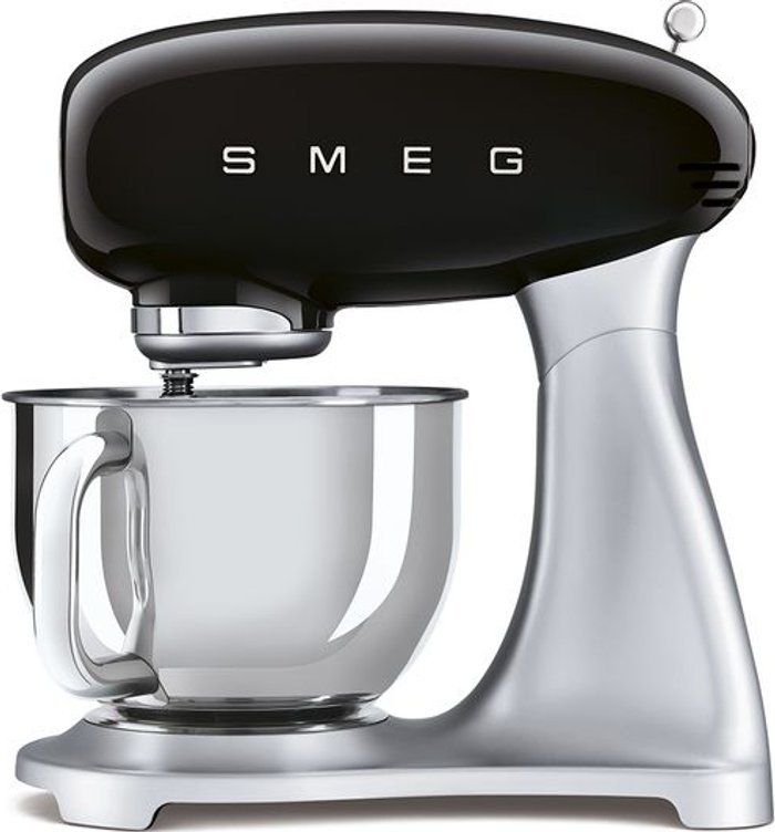 Currys Business | Smeg SMEG 50's Retro SMF02BLUK Stand Mixer - Black Smeg SMEG 50's Retro SMF02BLUK Stand Mixer - Black