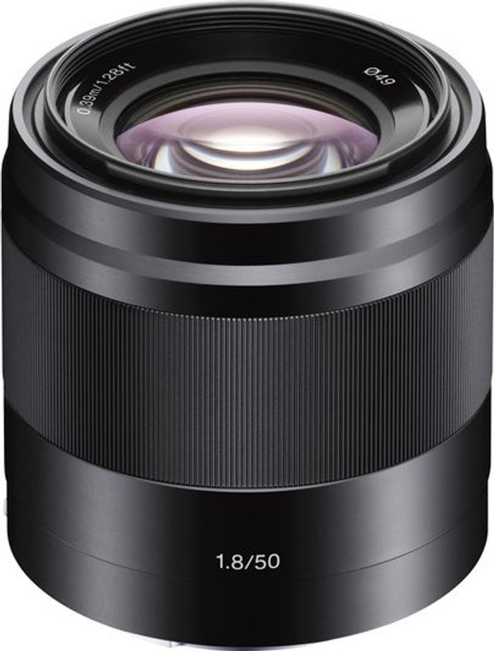 Currys Business | Sony SONY E 50 mm f/1.8 OSS Standard Prime Lens - Black Sony SONY E 50 mm f/1.8 OSS Standard Prime Lens - Black