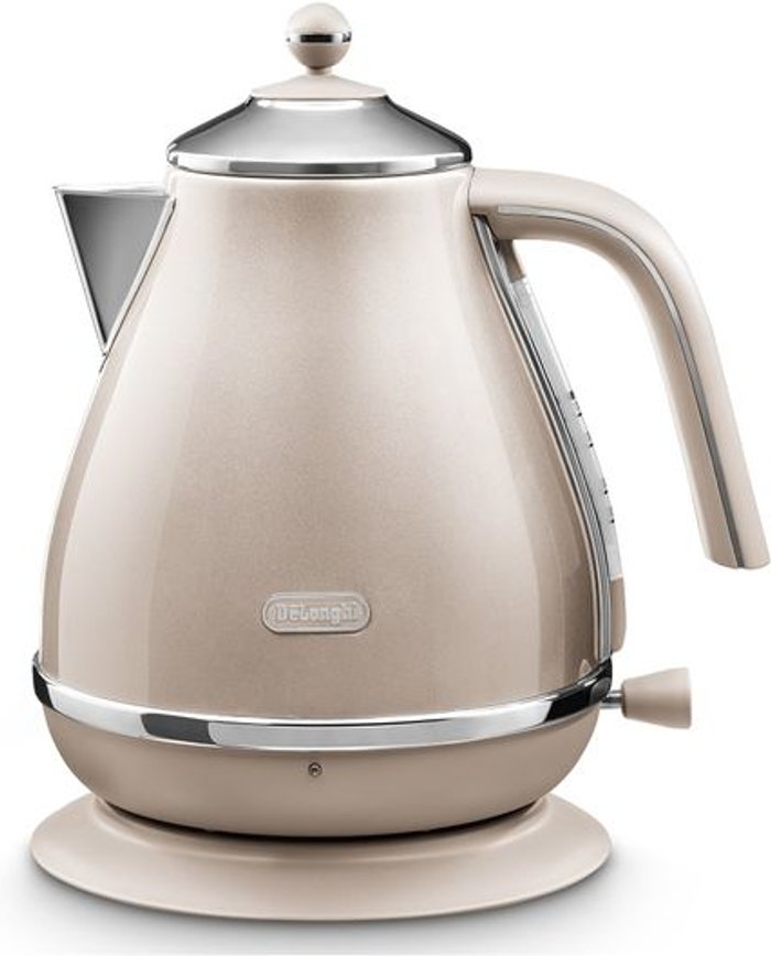 Currys Business | Delonghi DELONGHI Icona Metallics KBOT3001.BG Jug Kettle - Gold Delonghi DELONGHI Icona Metallics KBOT3001.BG Jug Kettle - Gold
