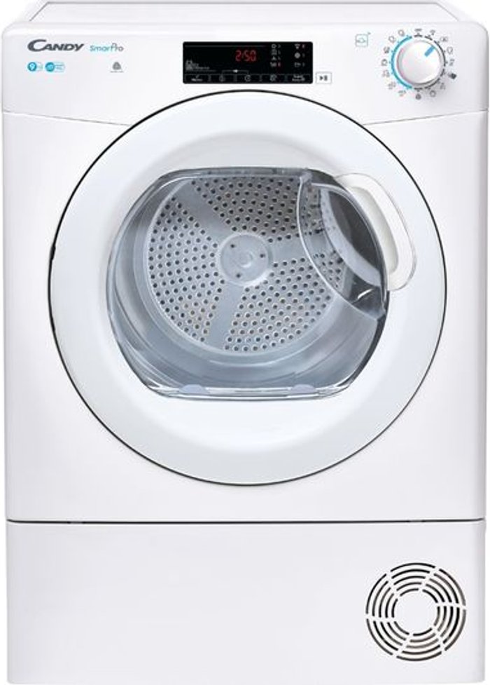 Currys Business | Candy CANDY Smart Pro CSOE C9TG WiFi-enabled 9kg Condenser Tumble Dryer - White Candy CANDY Smart Pro CSOE C9TG WiFi-enabled 9kg Condenser Tumble Dryer - White