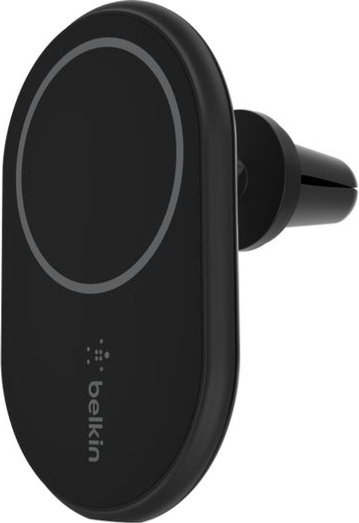 Currys Business | Belkin BELKIN WIC004btBK MagSafe Compatible Wireless Vent Mount Charger Belkin BELKIN WIC004btBK MagSafe Compatible Wireless Vent Mount Charger